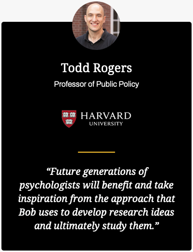 Testimonial Dr Cialdini Todd Rogers Professor of Public Policy Harvard University