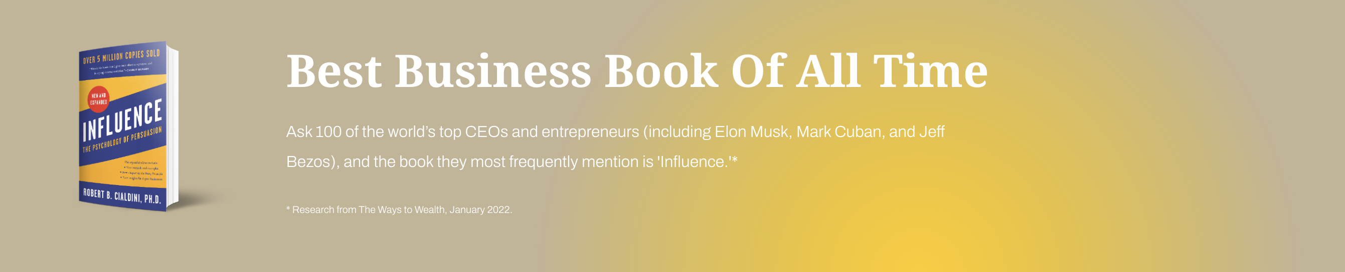 Influence Book - Best Business Book of All Time