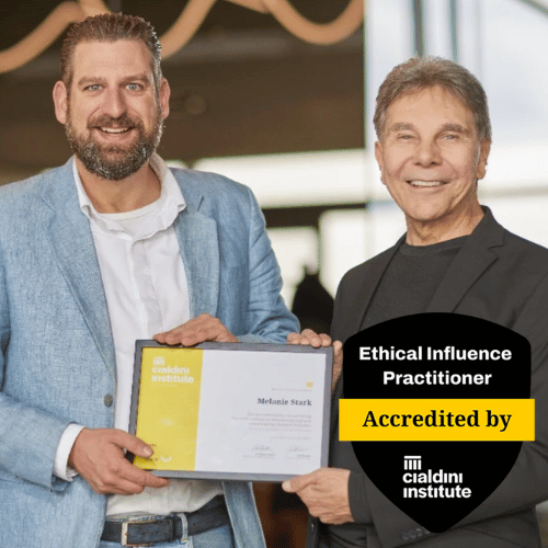 Buy the Dr Cialdini Ethical Influence Practitioner Course with eight live support sessions with your Cialdini Certified Professional