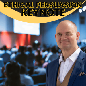 Keynote on Ethical Persuasion: The Ultimate Business Skill with Cialdini Licensed Trainer Patrick van der Burght