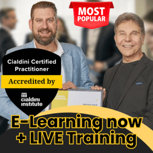 Cialdini Certified Practitioner course and LIVE training session, taught by Ethical Persuasion in Australia