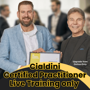 If you already have access to Dr Cialdini's Ethical Influence Practitioner or Cialdini Certified Practitioner E-Learning course access, but didn't purchase coaching/training with it, you can purchase/do this with us.