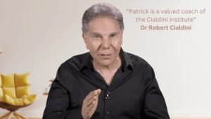 Dr Cialdini Recommendation Patrick van der Burght Quote