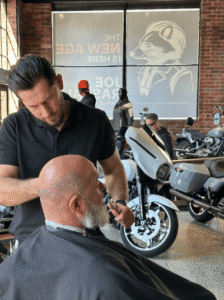 Free services as gift at the end of a Harley Davidson Australia and New Zealand event