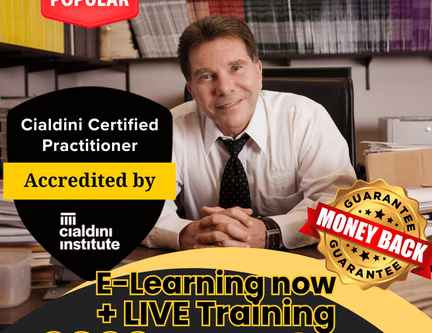 Cialdini Certified Practitioner course with Training Sessions – August 2026