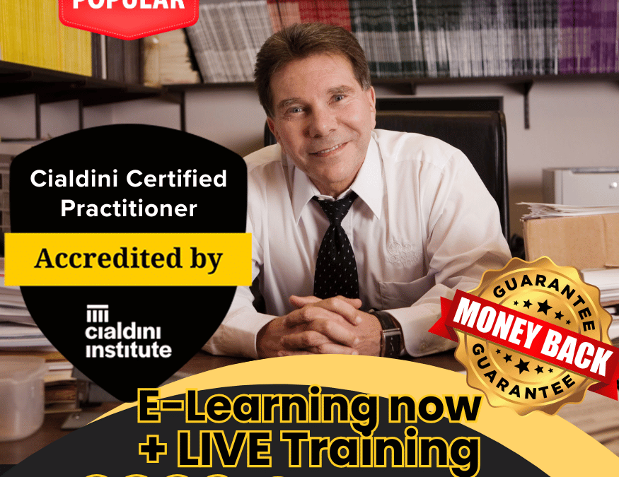 Cialdini Certified Practitioner course with Training Sessions – October 2026