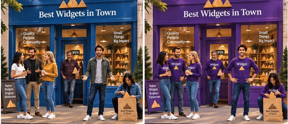 When potential and existing clients are made aware that a business and they belong to the same community, we-relationships can form and the principle of unity is activated.